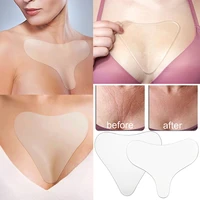reusable anti wrinkle chest pad silicone transparent patch skin care anti aging completely effective anti wrinkles patch