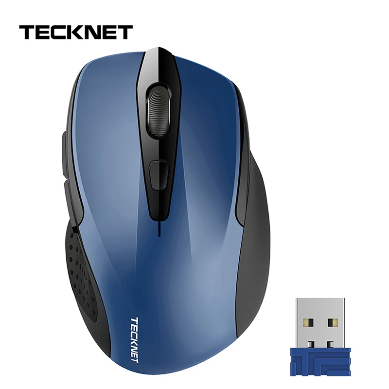 TeckNet Pro 2600 dpi эргономичная оптическая мышь 2 0 USB 4 ГГц Беспроводная компьютерная