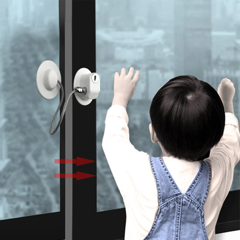 Поворотный замок цилиндр с 2 ключами для дверей и окон раздвижных из цинкового