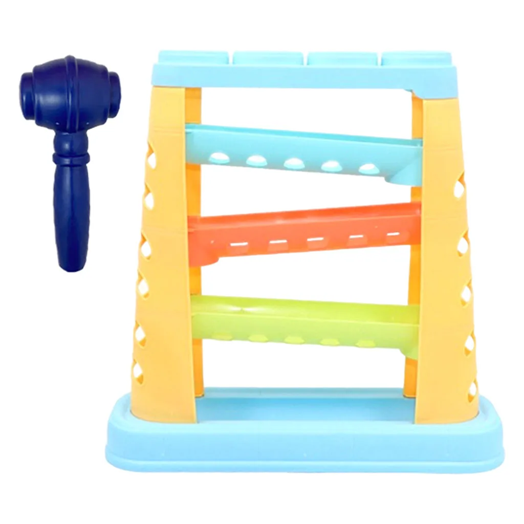 

Rolling Ball Drop Toy and Hammer Maze Race Developmental Toys for Toddlers