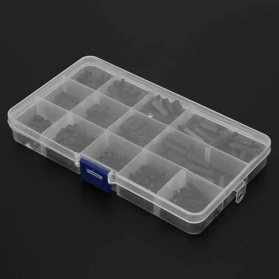 320 шт Черный нейлон M3 Шестигранная стойка мужской-Женский противостояние