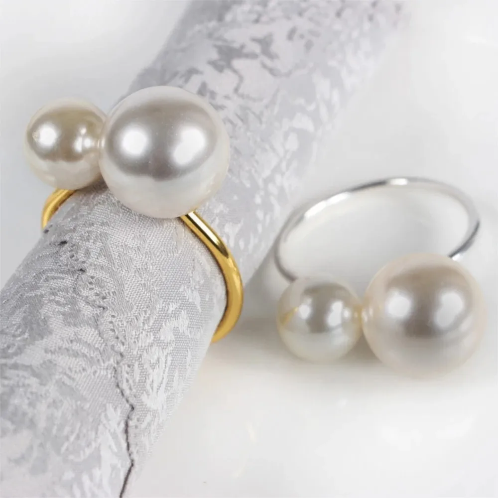 

6PCS wedding banquet supplies U-shaped napkin buckle napkin ring napkin ring gold / silver