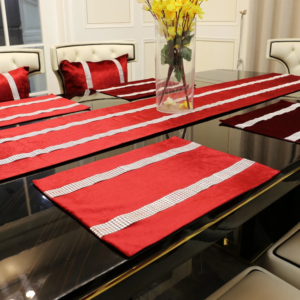 салфетка сервировочная неоклассика Неоклассическая велюровая 30x40 см с алмазным