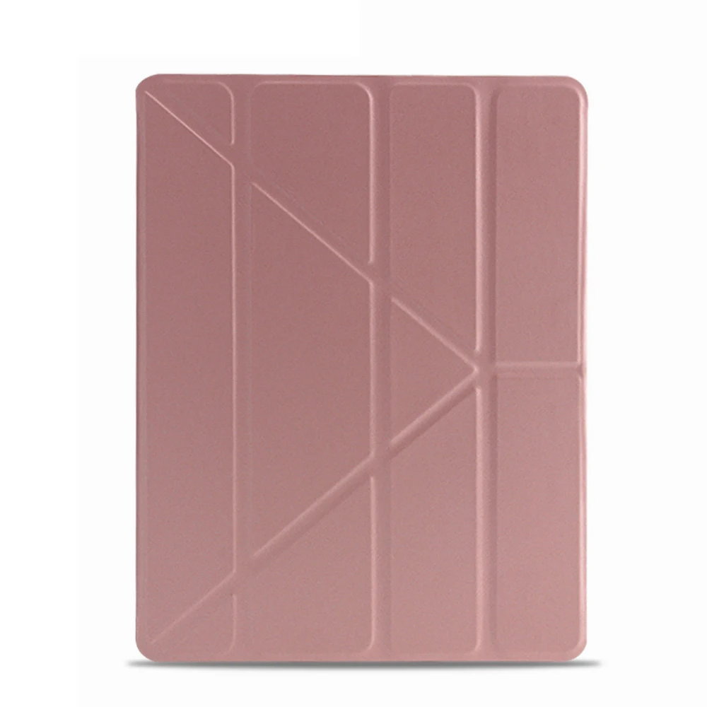 Rose Gold Умный чехол для ipad 10,2 чехол кожа PC жесткий чехол для ipad 10,2 чехол ультра тонкий чехол для ipad 7 поколения Чехол - Цвет: Rose Gold