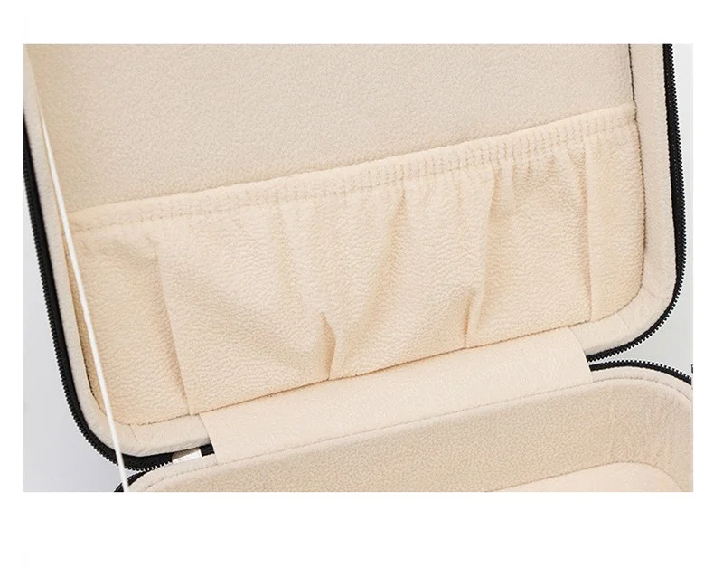 Portable Sunglasses Box for Travel Sub-grade PU Leather Jewelry Organizer Box Small Glasses Box Coffin Zipper Gift Bag