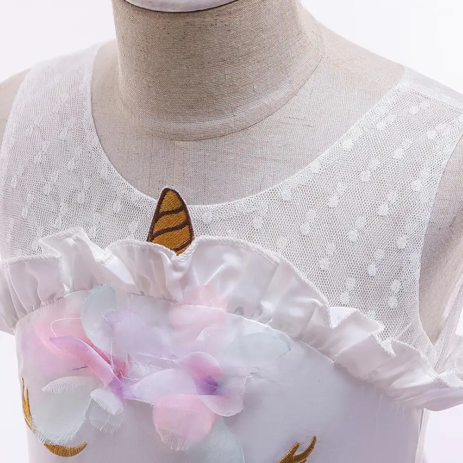 Детское платье-пачка с единорогом Радужное платье принцессы для дня рождения