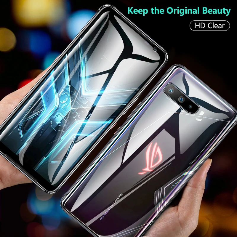 3D изогнутая пленка для Asus ROG Phone 5 5S 3 2 Strix защита экрана полное покрытие нано