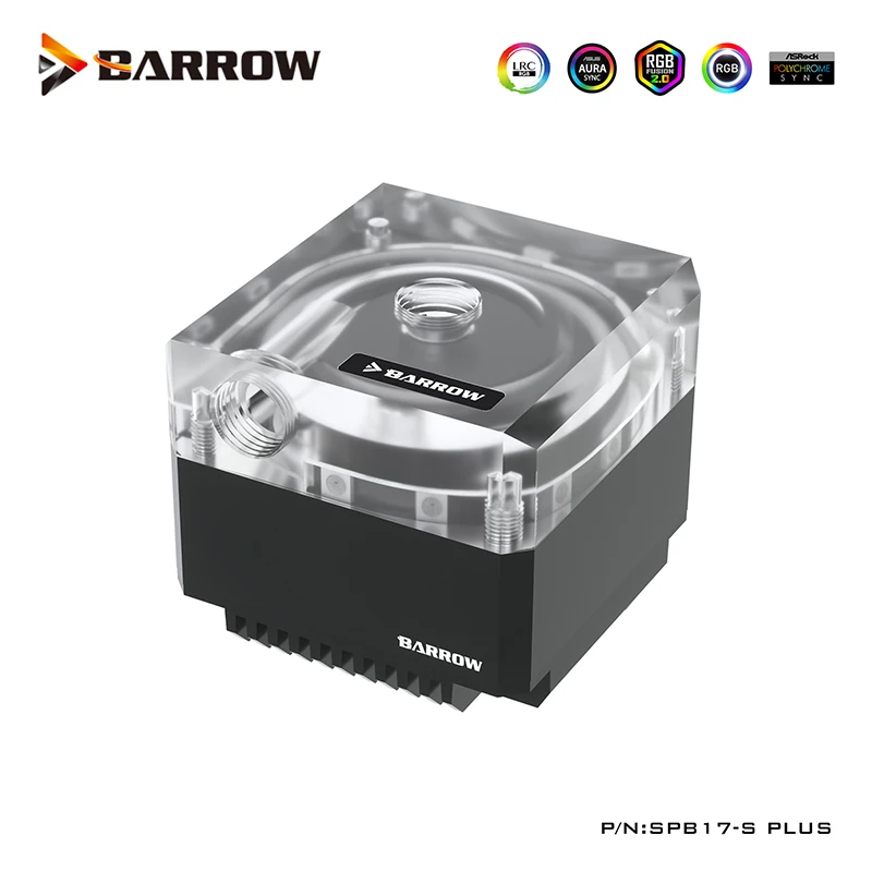 Курган водяного охлаждения PWM бесшумный DDC насос 17w 12v акриловый чехол сборка