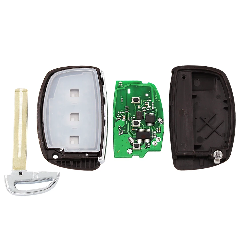 Новая замена 3 кнопки умный дистанционный ключ брелок от машины 433 МГц ID46 PCF7952 чип