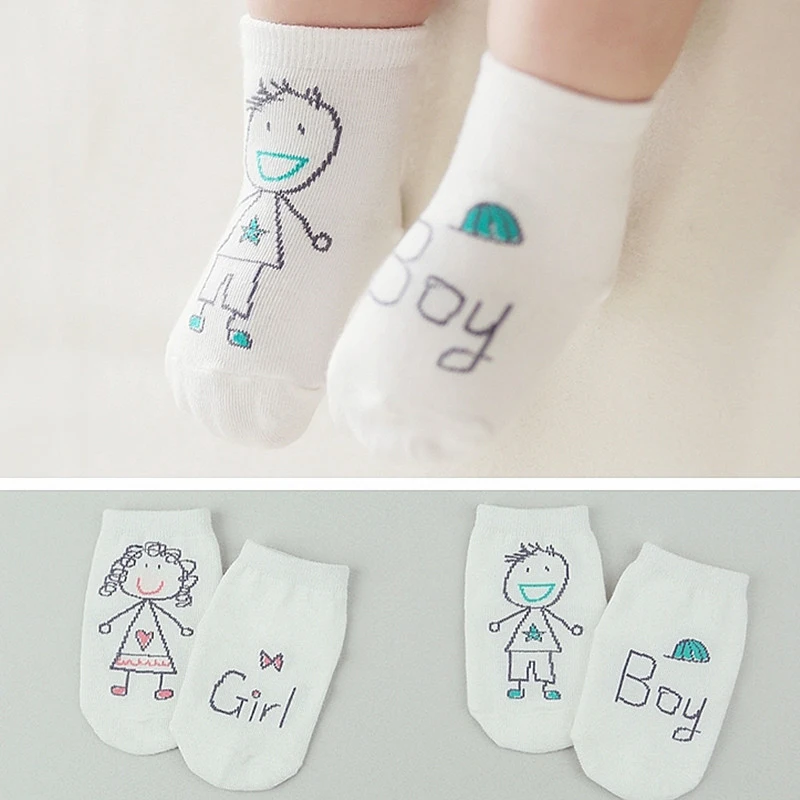 

New Arrival Baby Socks Boy Girl Senteces Cute Cartoon Socks For Newborn Infants Toddlers Non-slip Soft Cotton Socks Wholesale