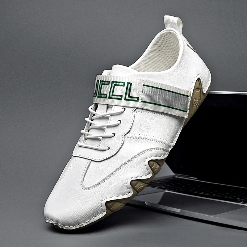 

2021 Hot Sale Golf Shoes Men Black White Sports Sneakers for Mens Leather Mens Golf Trainers Comfortable Walking Shoes Man