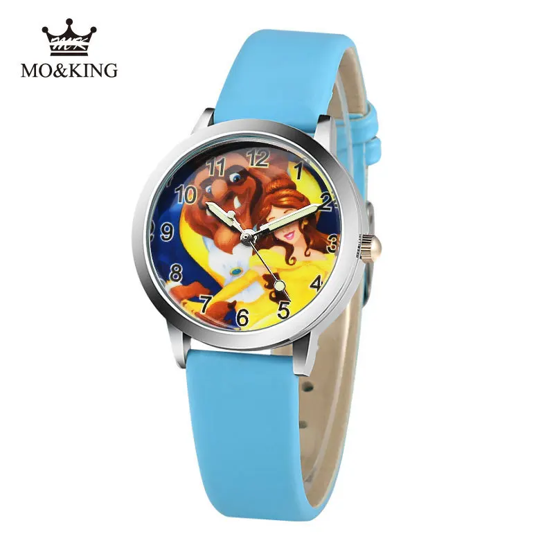 

2021 Cute pretty style Children's Watches Kids Student Girls Boys Quartz leather Wrist Watch Clcok