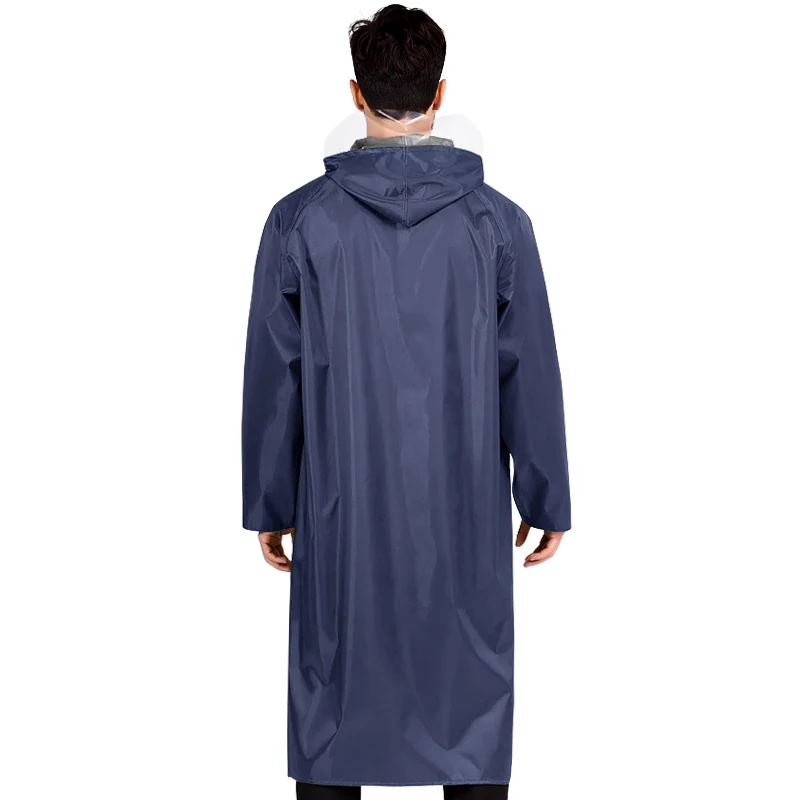 Дождевик с капюшоном для взрослых длинный мужчин женщин водонепроницаемый | Дом