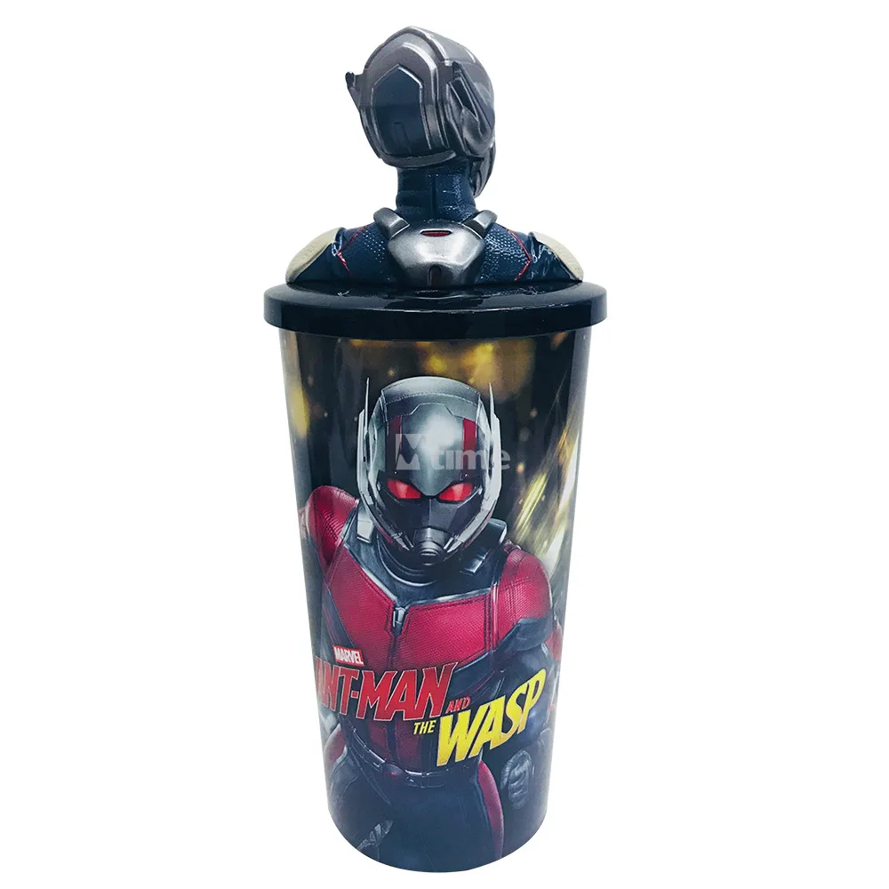 Disney Marvel муравьи шаблон чашки муравьи герои кукла мода чашка 600-700 мл соломенная ручная банка колы