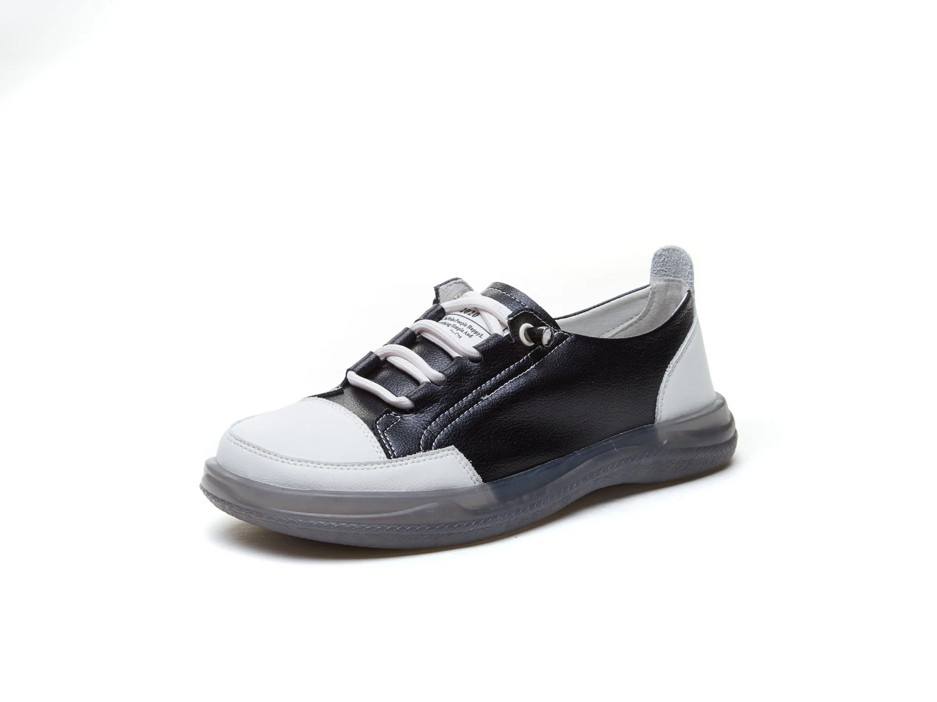 

Women Small White Falt Shoes Spring New Genuine Leather Soft Sole Singel Shoes Ladies Casual Lace-up Shallow Mouth Shoes 2021