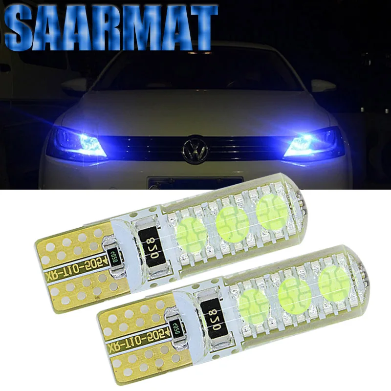 2x T10 W5W светодиодные лампы Canbus 168 194 парковочные фары автомобиля для VW Golf 4 5 6 7 Passat B5