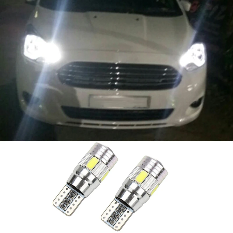 2X Canbus без ошибок T10 W5W 5630 SMD 6 светодиодные лампы для салона автомобиля лампа чтения