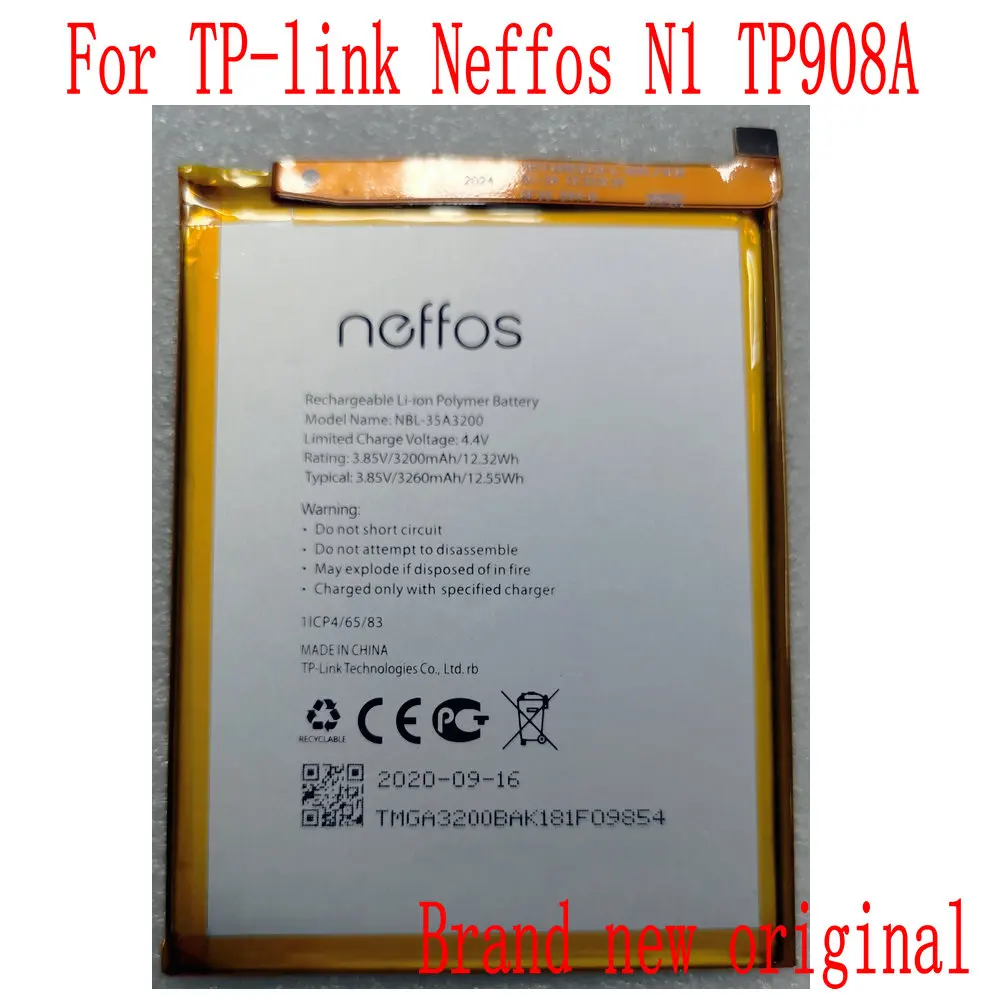 

Brand new original 3260mAh NBL-35A3200 Battery For TP-link Neffos N1 TP908A Mobile Phone