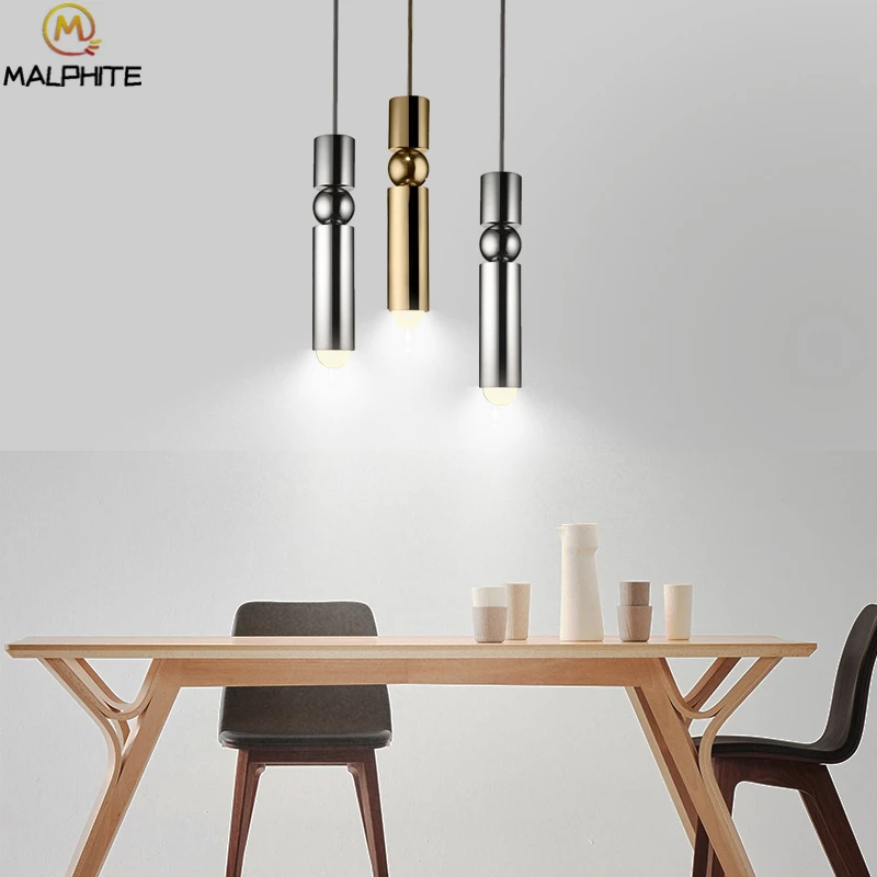 

Lee Broom FULCRUM LED Pendant Lights Modern Restaurant Iron Pendant Lamps Nordic Cafe Cylindrical Decorative Lighting Fixtures