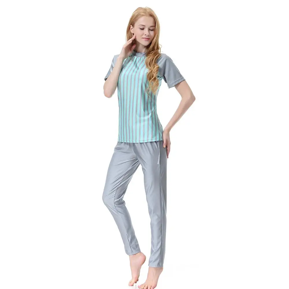 Высококачественный Восточный исламский мусульманский хиджаб с коротким рукавом