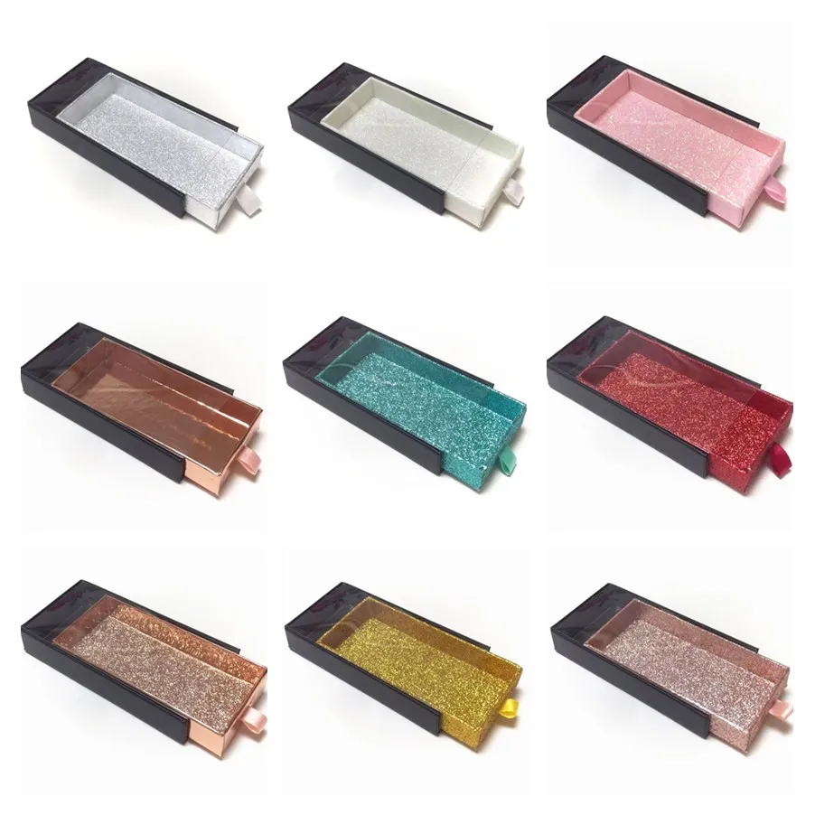 

Lash Boxes Wholesale Eyelash Packaging Newest 1--50 pcs Empty Lash Case with Clear Tray 25mm Mink Lash Boxes Packaging logo