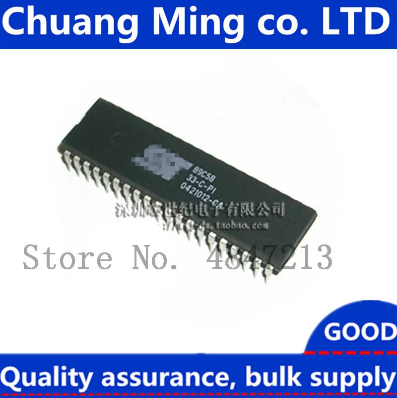 Бесплатная доставка 10 шт./лот фонарь SST89C58 89C58 DIP-40 IC фонарь