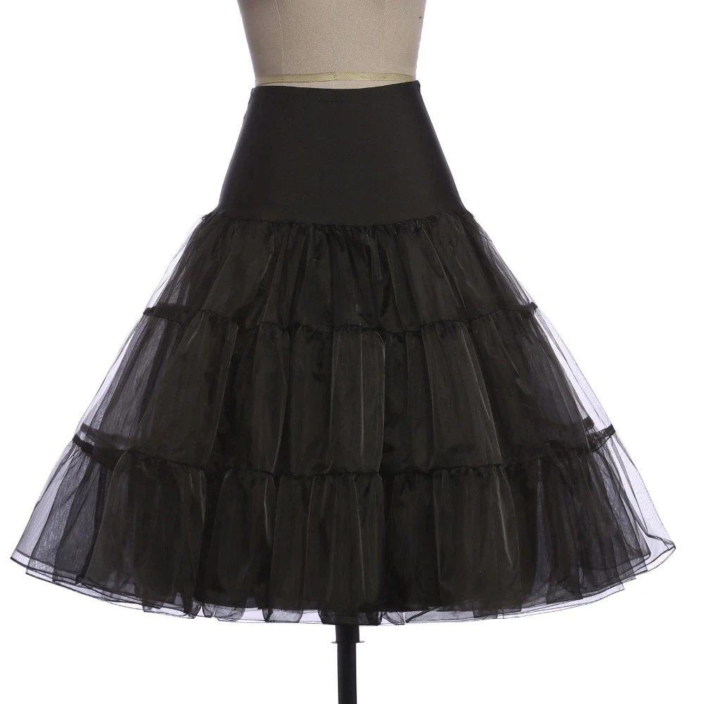 

Vintage 50s Bridal Wedding Petticoat Crinoline Short Tulle Skirt Underskirt Jupon Mariage Accessories