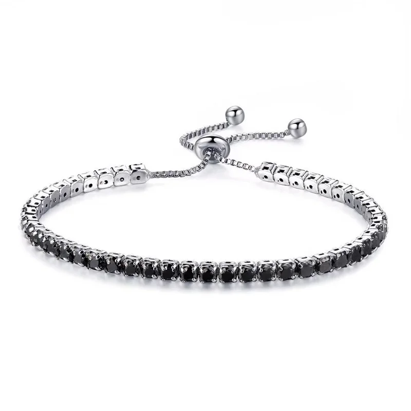 

Bracelet For Women Shiny Luxury Style 4 Color Rhinestone Couple Bracelets Chains Jewelry Girls Wedding Accessories Gifts