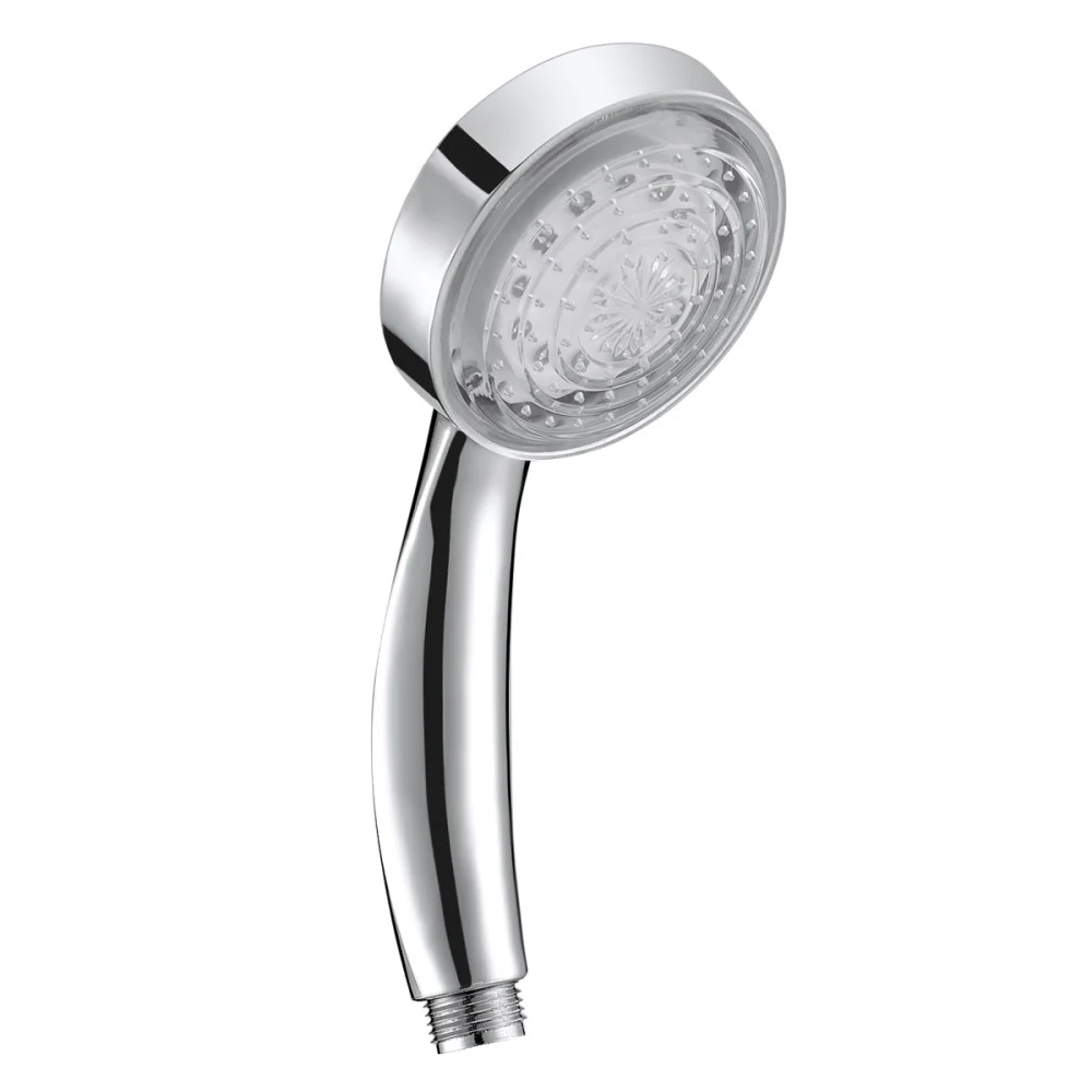 

Novelty Round Shaped Temperature Control 3-Color Changing LED Light Water Shower Nozzle