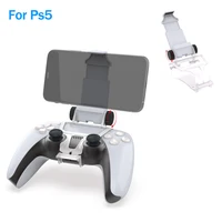 for ps5 controller accessories mobile phone clamp clip holder smart phone grip mount stand bracket angle adjustment