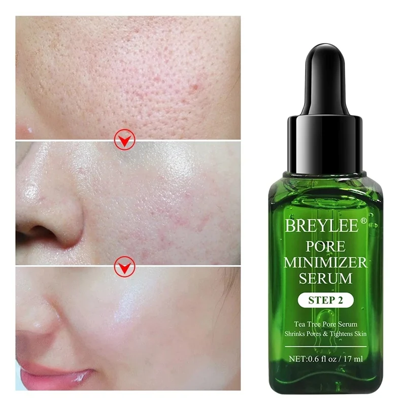 

BREYLEE Shrink Pores Serum Pore Tightens Refining Essence Moisturizing Oil Control Facial Essence Skin Care 0561