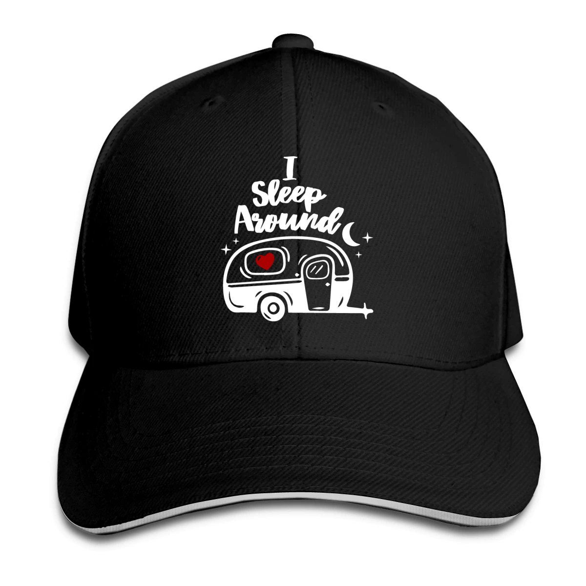 

I Sleep Around Hat Baseball Cap for Men Women Fashion Adjustable Sun Hat