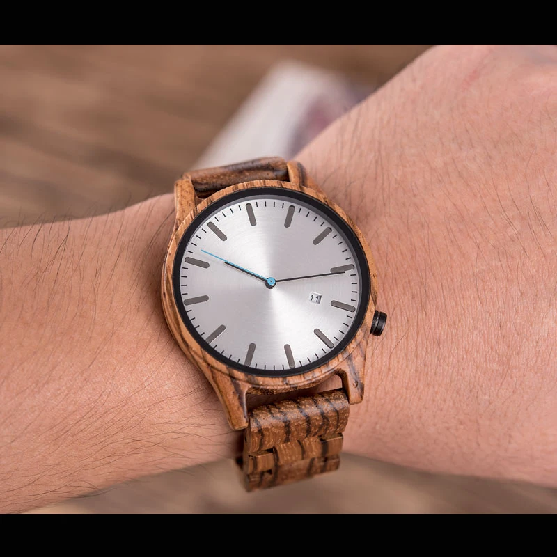 Мужские часы-скелетоны DODO DEER, японские кварцевые часы movt с деревянным ремешком зебры, брендовые дизайнерские модные часы с календарем OEM B09 от AliExpress RU&CIS NEW
