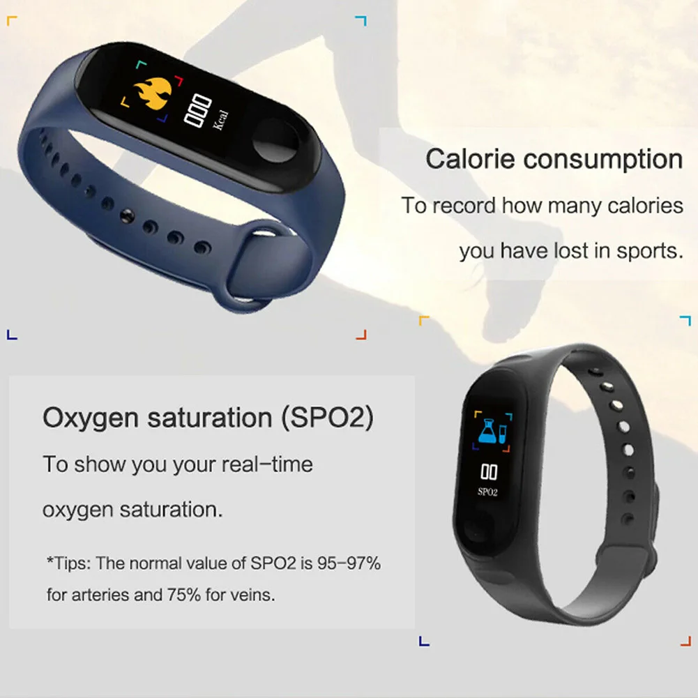

Smart Braclet 0.96in TFT Screen Heart Rate Sports Waterproof Sleep Monitoring Watch BMF88