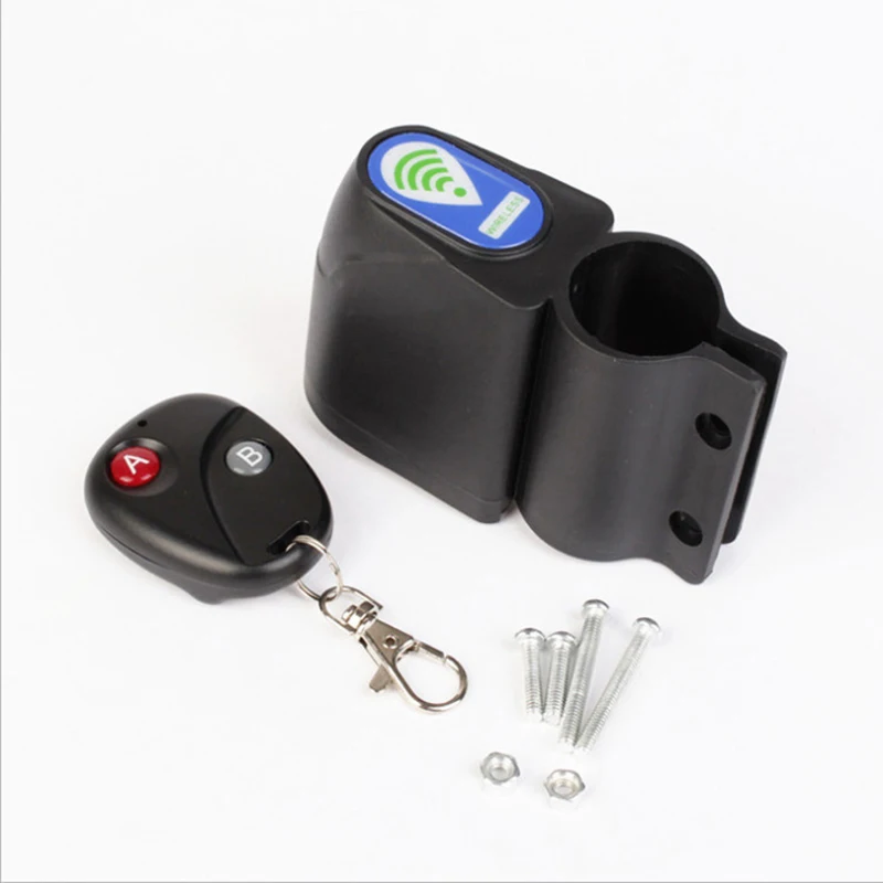 

Bicycle Anti-theft Alarm Lock with Wireless Remote Control Waterproof MTB Bike Anti-Theft Vibration Alarm 110DB Bike Alarm Lock