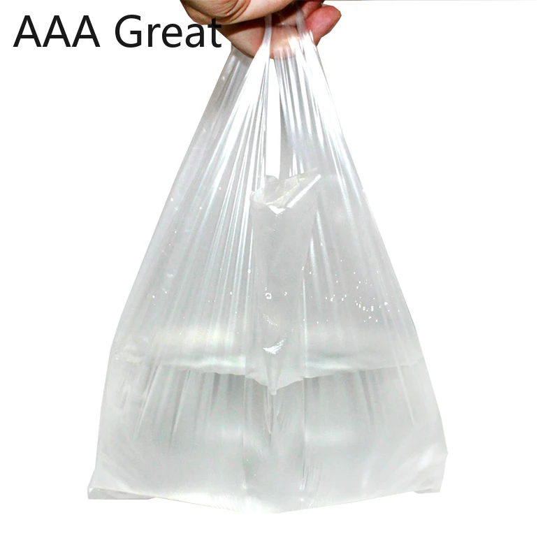 Популярная Полезная пластиковая сумка для покупок прозрачная супермаркеты