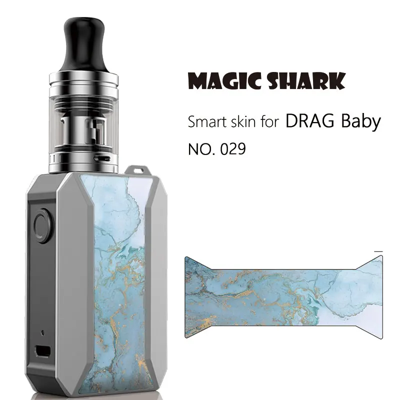 Волшебная Акула 2.5D Ухабистая армия граффити лист череп E наклейка на сигарету