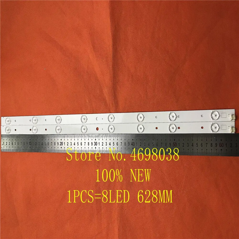 9 шт./лот 8LED 627 мм Светодиодная подсветка для TOSHIBA 32L2333DG SVT320AE9_REV1.0_121012 LSC320HN03-T01 100%