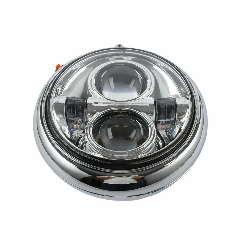Мотоциклетный хромированный 7-дюймовый налобный фонарь ковш в сборе крепление