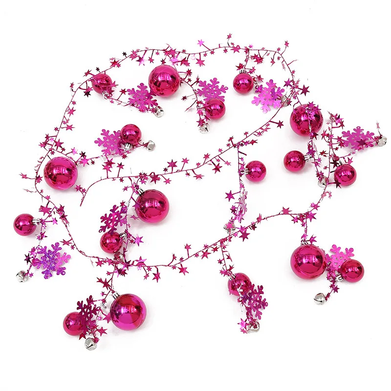 Новинка 2020 Рождественская гирлянда с шариками подвесные украшения для вечерние