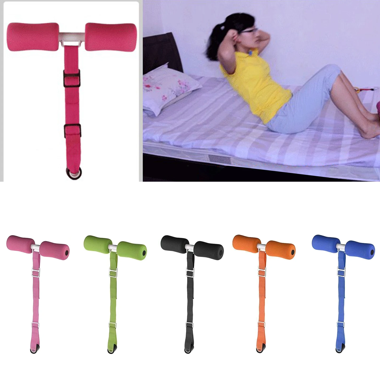 

Portable Sit Up Assistant Bed Gym Exerciser Core Muscle Trainning Assist
