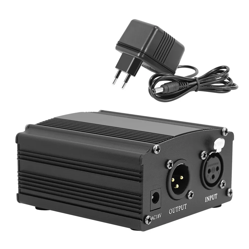 Адаптер Phantom Power 48В для конденсаторного студийного микрофона BM 800|Микрофоны| |