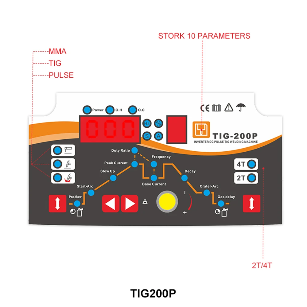 Фото TIG-200P портативный однофазный 220 В постоянного тока инвертор фотосварочный TIG-200P портативный однофазный 220 В постоянного тока инвертор фотосварочный