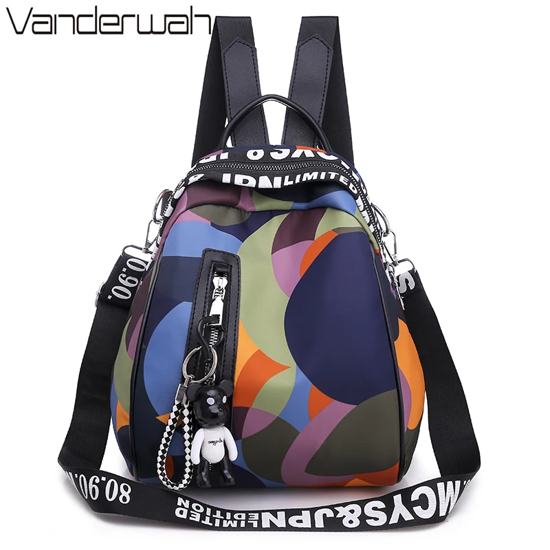 

New Multifunction Bookbags Women Waterproof Oxford Bagpack Female Anti Theft Backpacks for School Teenagers Girls 2021 Sac A Dos