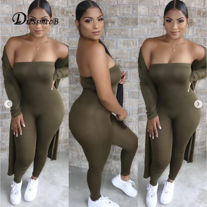 

Dressmecb однотонный костюм-футляр из двух предметов женский кардиган с длинным рукавом и комбинезоны 2021 Женский Повседневный домашний осенний...