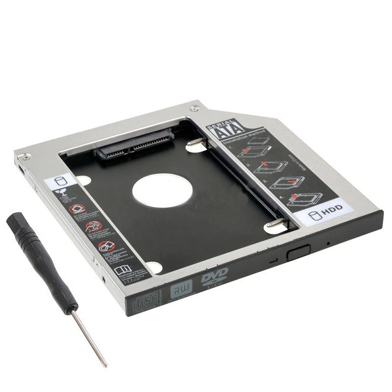 12 7 мм SATA 2nd SSD HDD Caddy для HP ProBook 6360b 6470b 6475b 6570b 6575b 6555b жесткий диск Caddy|Компьютерные