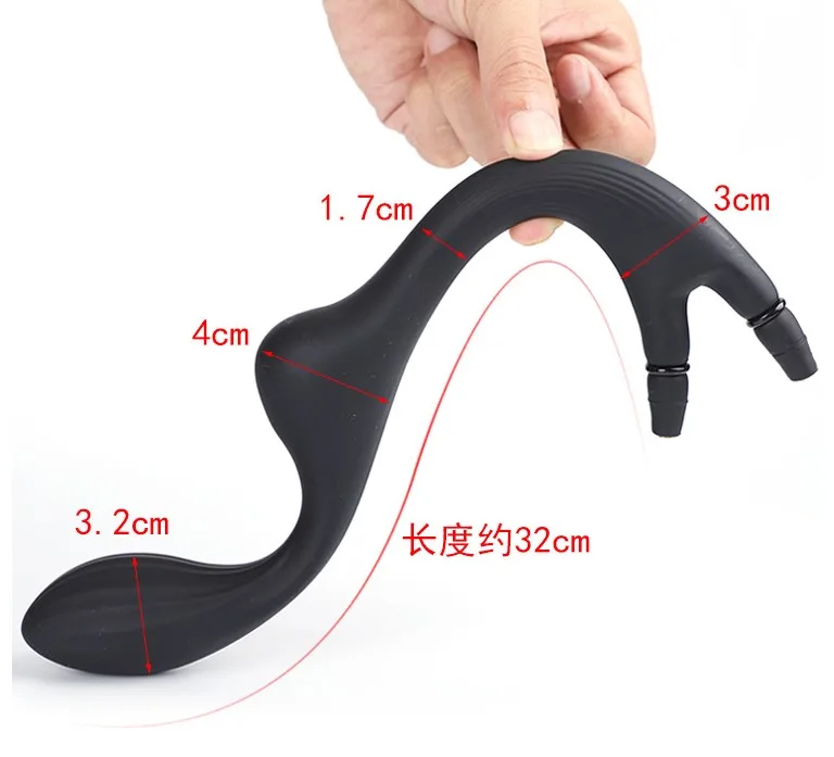 Огромная надувная Анальная пробка массажер простаты большой фаллоимитатор