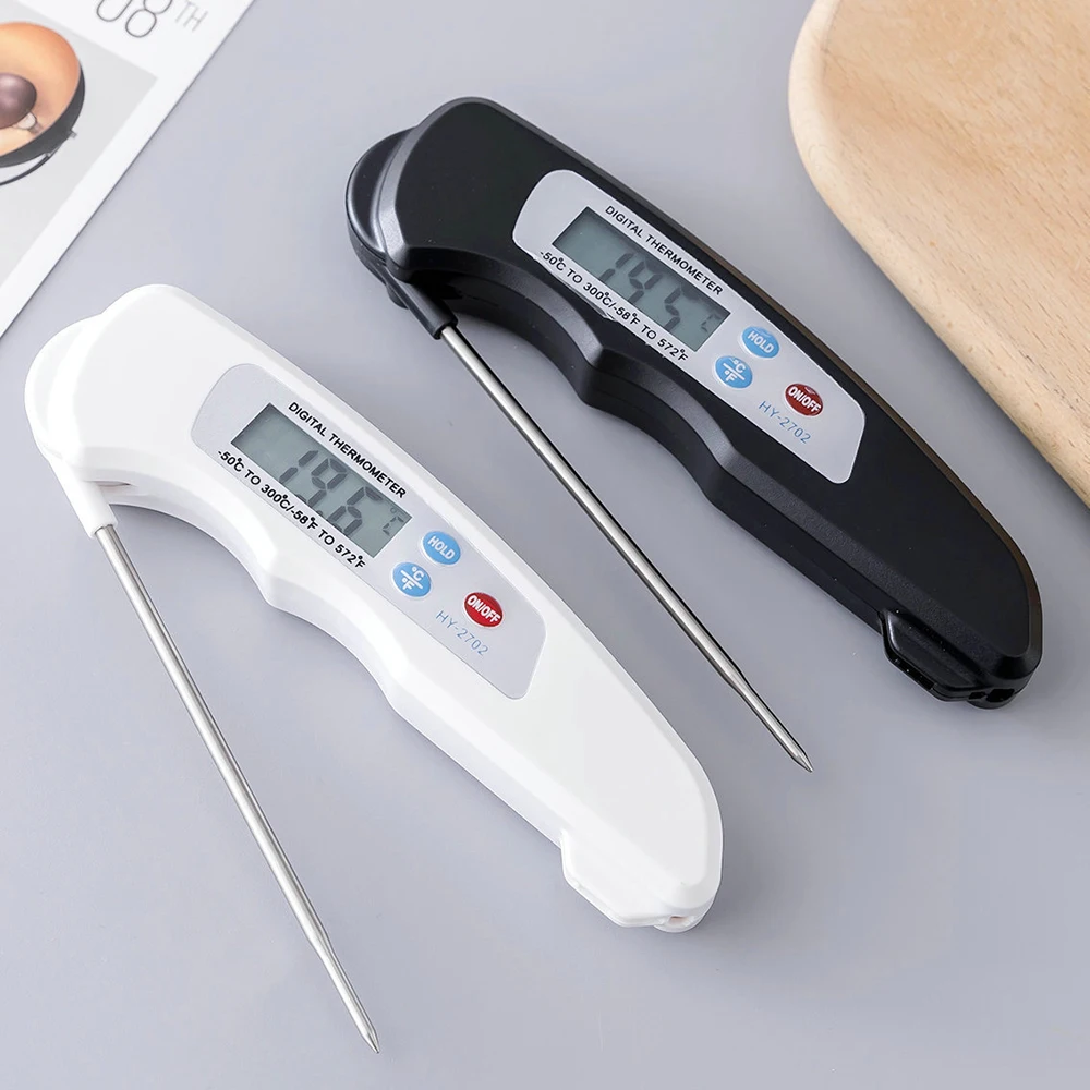 

Digital Probe Thermometer Foldable Food BBQ Meat Oven Folding Kitchen Thermometer Cooking Water Oil Tools