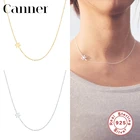 Женское колье-чокер Canner из стерлингового серебра 925 пробы с фианитами и молнией