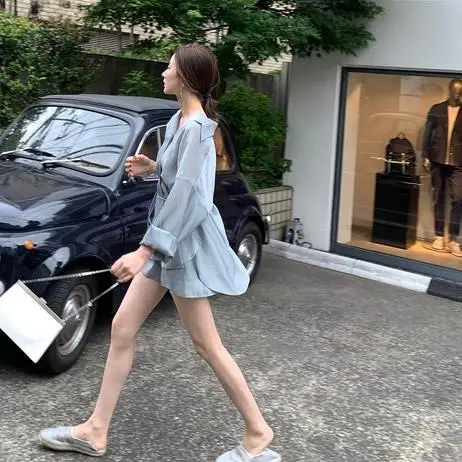 Летние женские брючные костюмы комплект на шнуровке из двух предметов наряд